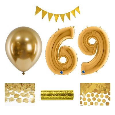 69-års festpaket, Guld, Stor – sammansatt produktbild