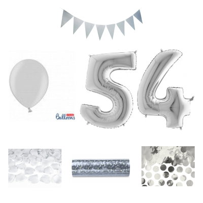 54-års festpaket, Silver, Stor – sammansatt produktbild