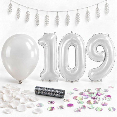 109-års festpaket, Vitt, Stor – paketets samlade innehåll