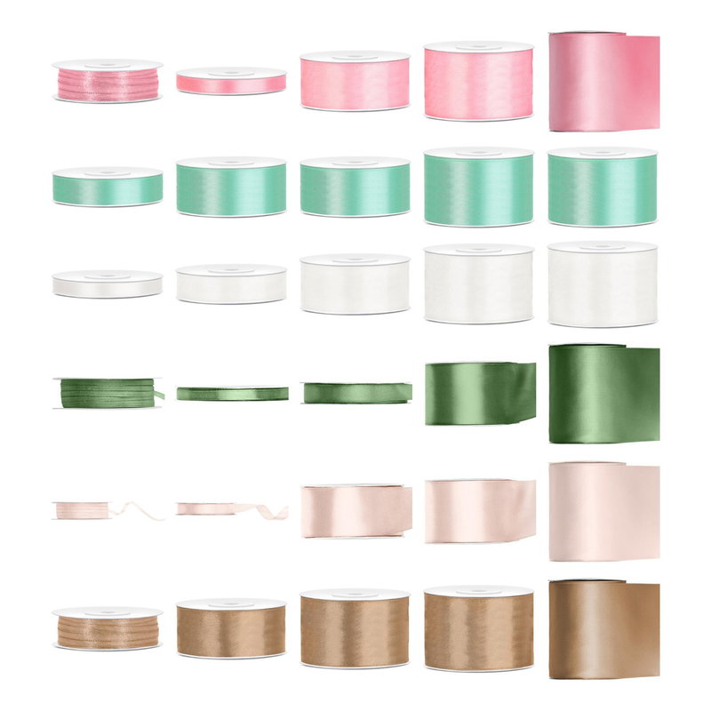 Satinbandspaket – Sommarbukett – Maxi – 30 rullar – hela paketet