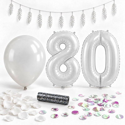 80-års festpaket, Vitt, Stor – paketets samlade innehåll