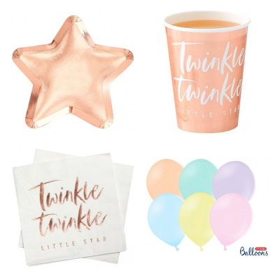Twinkle, kalaspaket, 8 gäster – översikt av ingående produkttyper