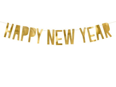 Backdrop - Happy New Year - Guld