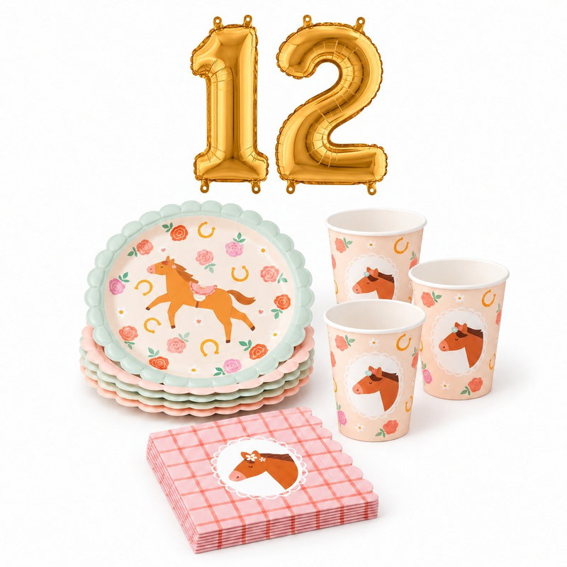 12-årskalas, Hästkalas, kalaspaket, 6 gäster – paketets produkter