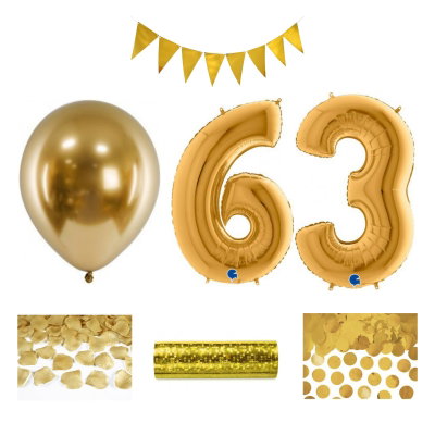 63-års festpaket, Guld, Stor – sammansatt produktbild
