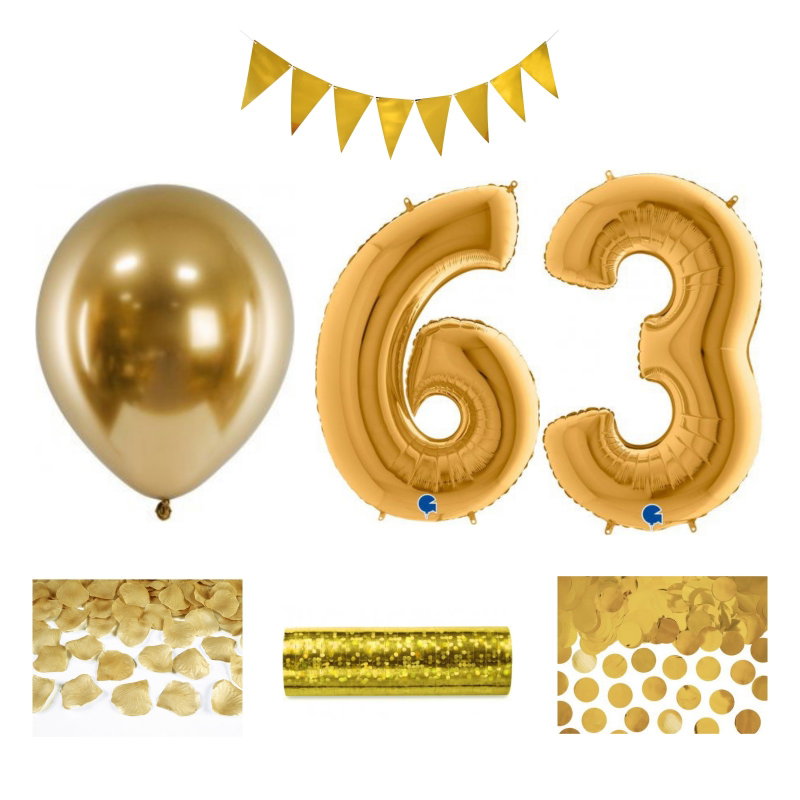 63-års festpaket, Guld, Stor – sammansatt produktbild