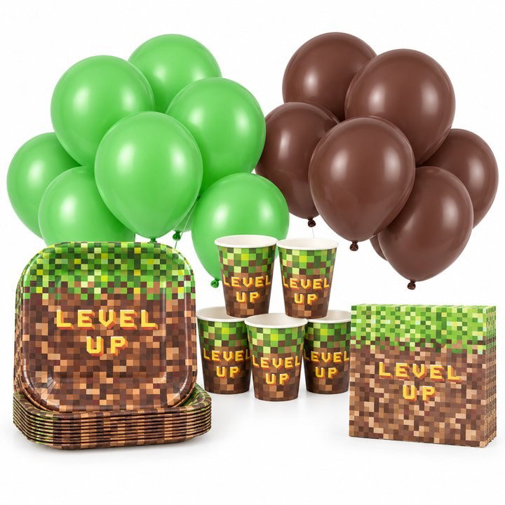Gamingkalas, kalaspaket med dekorationer, 16 gäster