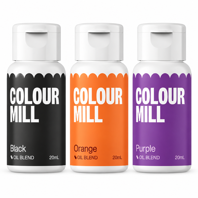 Halloween trio, 3 flaskor Colour Mill Oil Blend à 20 ml