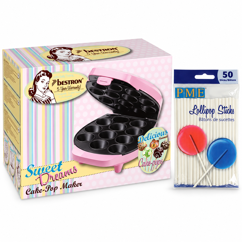 Produktöversikt: Cake pops i omgångar – maskin och pinnpåfyllning