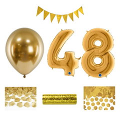 48-årsfest – festpaket i guld