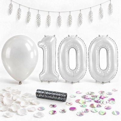 100-års festpaket, Vitt, Stor – paketets samlade innehåll