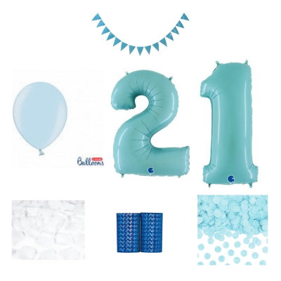 21-års festpaket, Blått, Stor – sammansatt produktbild