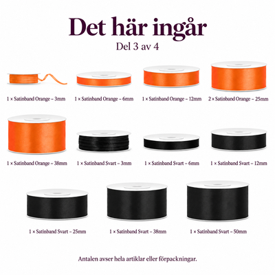 Det här ingår – Satinbandspaket Midsommar Maxi – del 3 av 4