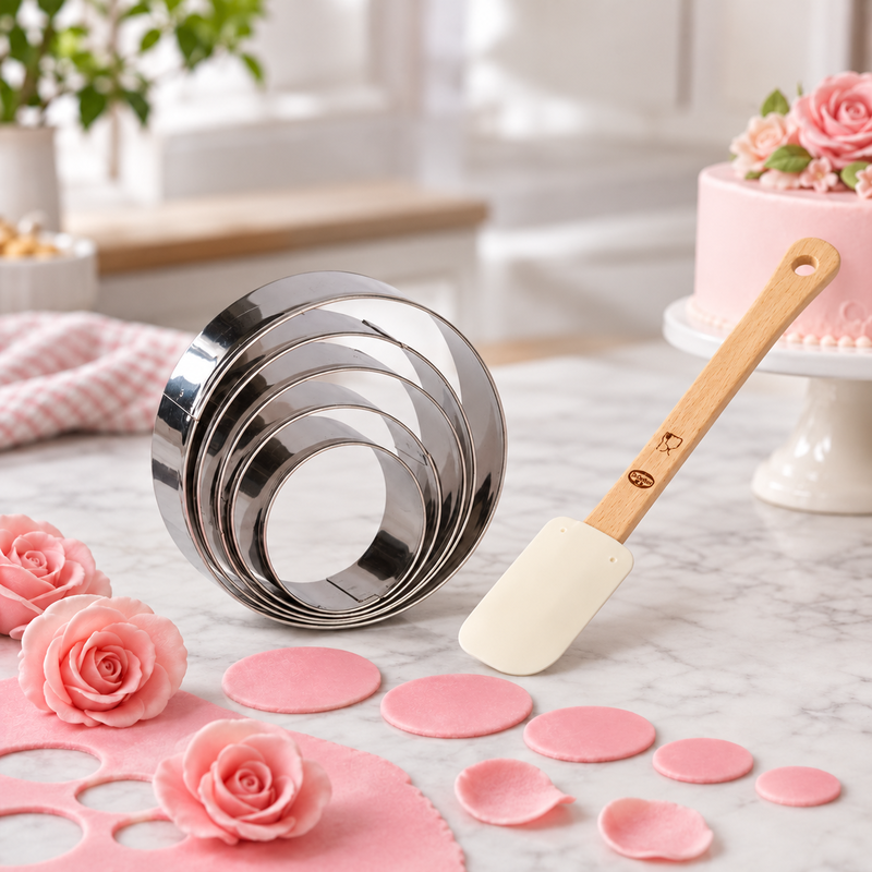 Miljöbild: Handformade rosor – runda kronblad och varsam lossning