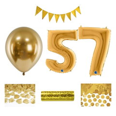 57-årsfest – festpaket i guld