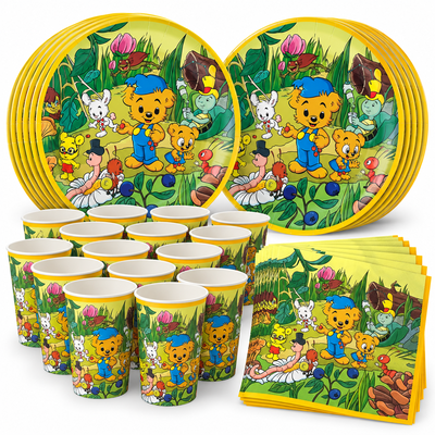 Bamse Natur – dukningspaket för 16 gäster – paketets produkter