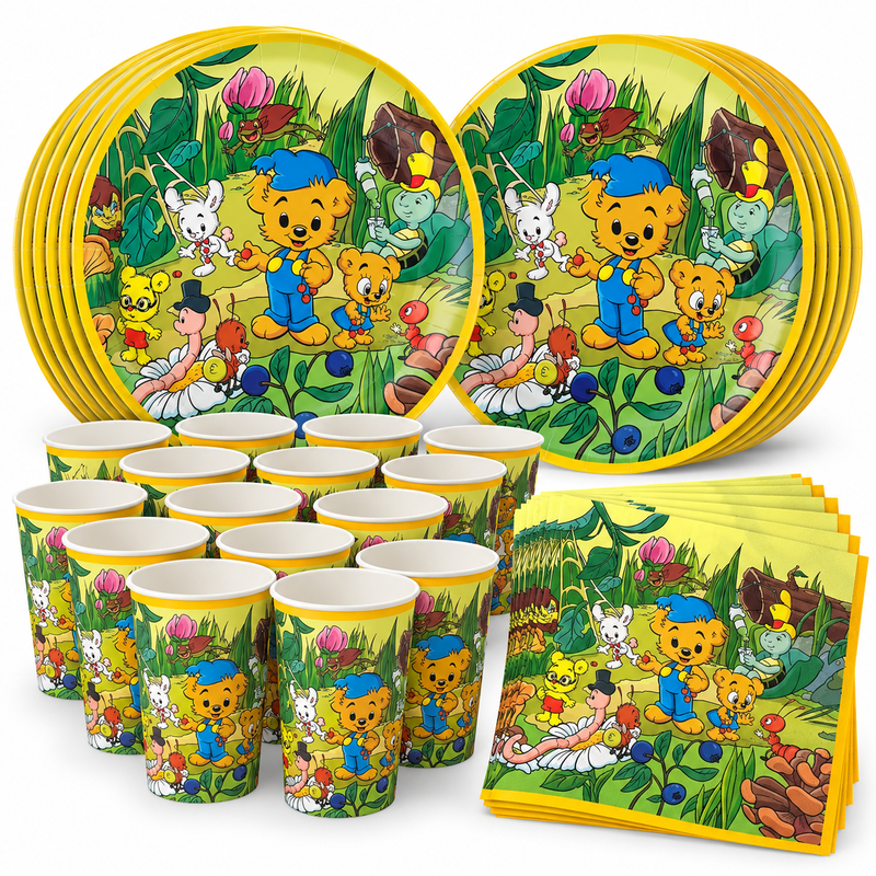 Bamse Natur – dukningspaket för 16 gäster – paketets produkter