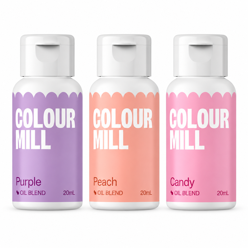 Sweet Wonderland, 3 flaskor Colour Mill Oil Blend à 20 ml