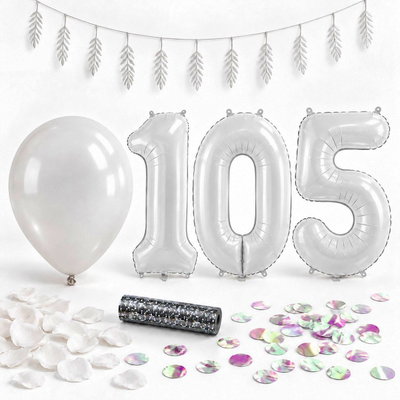 105-års festpaket, Vitt, Stor – paketets samlade innehåll