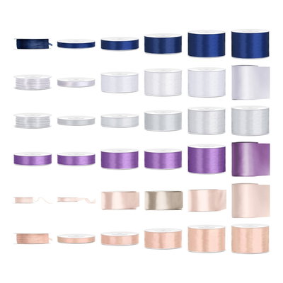 Satinbandspaket – Marin elegans – Maxi – 36 rullar – hela paketet