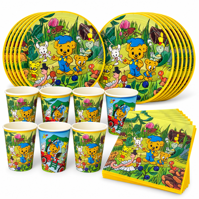 Bamse Natur – dukningspaket för 8 gäster – paketets produkter