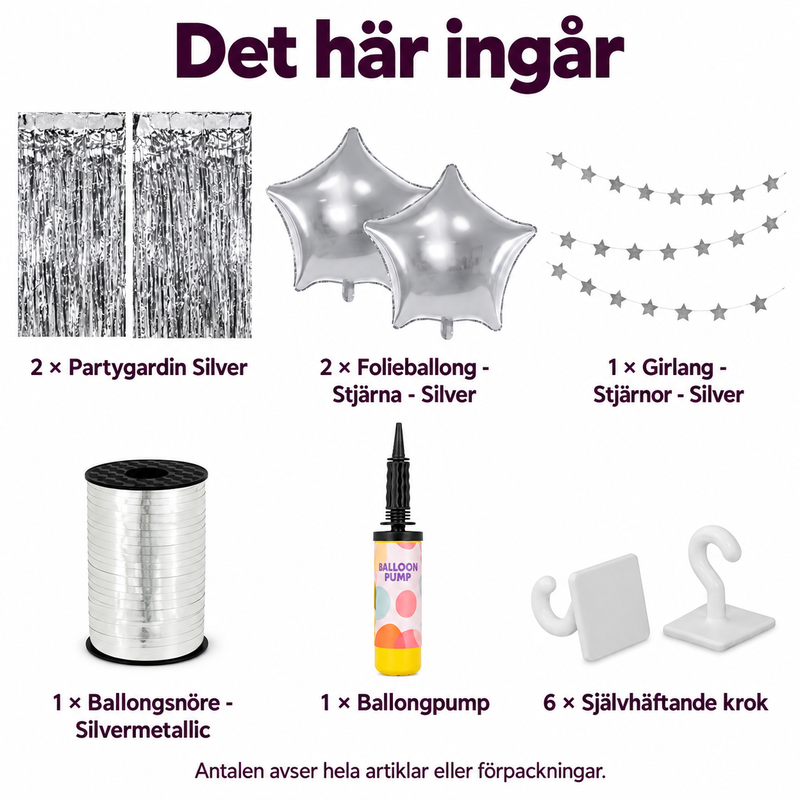 Det här ingår i Silverfönstret – två glittrande fält med stjärnor
