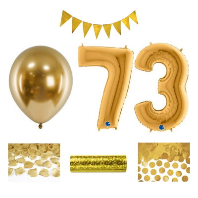 73-års festpaket, Guld, Stor – sammansatt produktbild