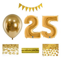 25-årsfest – festpaket i guld