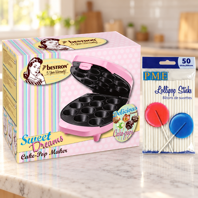 Miljöbild: Cake pops i omgångar – maskin och pinnpåfyllning