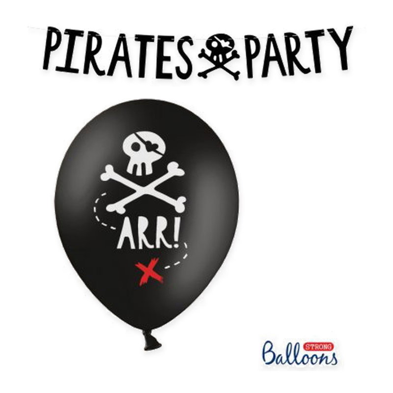 Piratkalas – dekorationspaket utan ålder