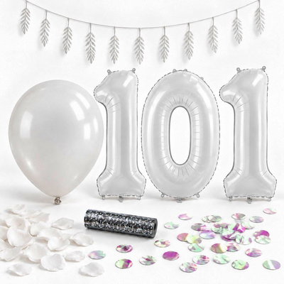 101-års festpaket, Vitt, Stor – paketets samlade innehåll