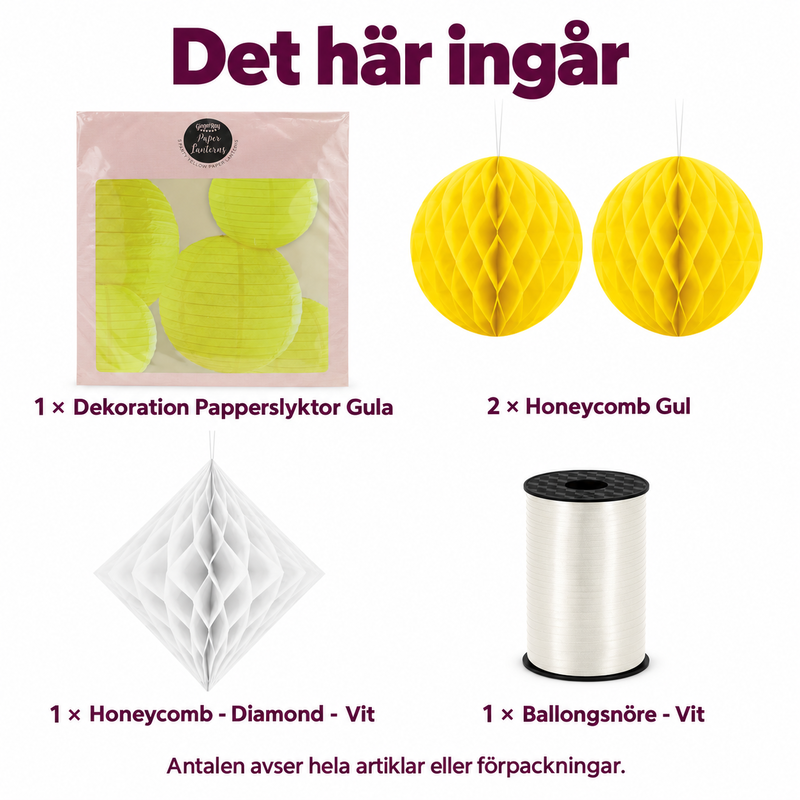 Det här ingår i Vårens gula lyktmoln – åtta former över bordet