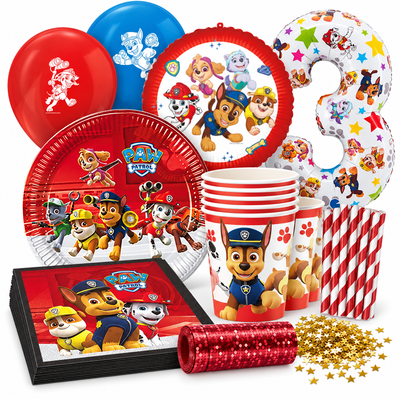 Paw Patrol, kalaspaket, 3 år – samlad paketbild