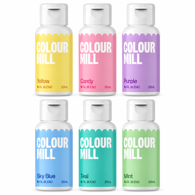 Pool Party, 6 flaskor Colour Mill Oil Blend à 20 ml