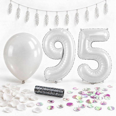 95-års festpaket, Vitt, Stor – paketets samlade innehåll