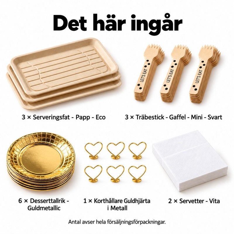 Kundernas smakpanel – tre provsmakningar till tolv personer – innehåll och antal försäljningsförpackningar