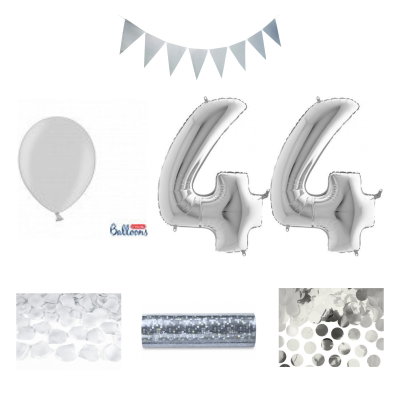 44-års festpaket, Silver, Stor – sammansatt produktbild