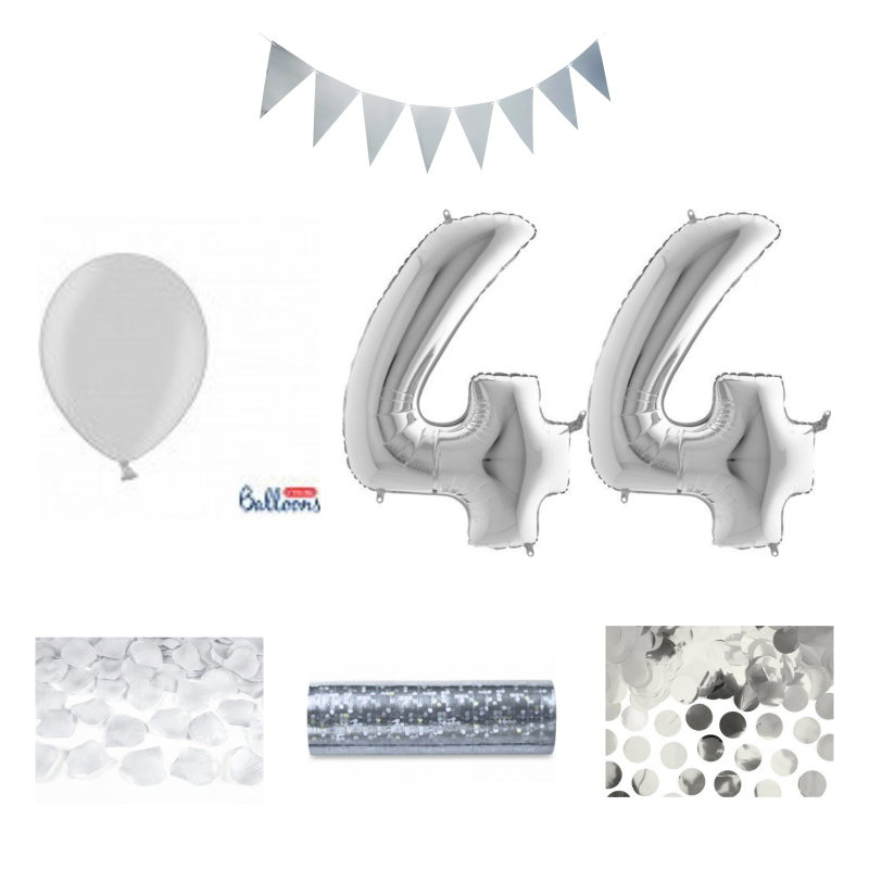 44-års festpaket, Silver, Stor – sammansatt produktbild