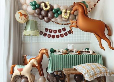 Ballonger Chokladbrun 10 pack