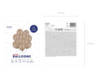 Cappuccino Ballonger 10 pack