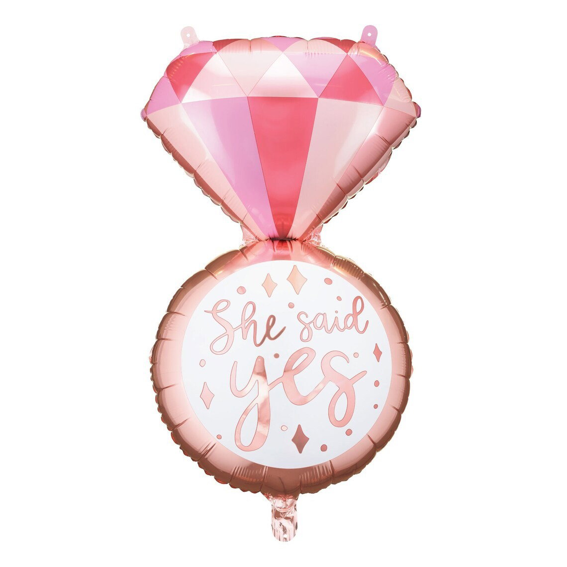 Folieballong Ring She said yes