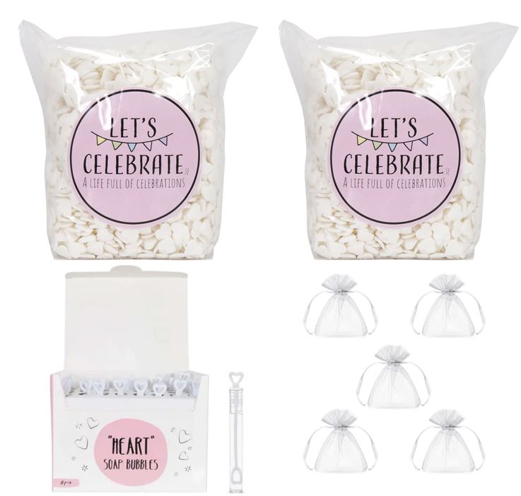 Bröllopsris och bubblor, Vita paketet, ca 100 gäster