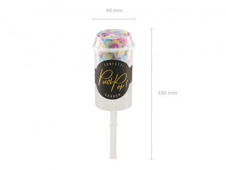 Konfettibomb - Push pop - Mix