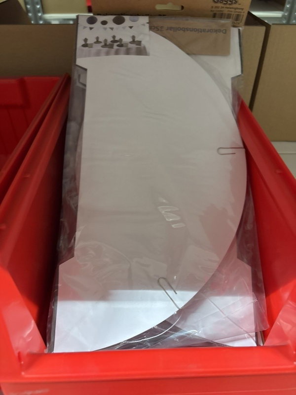 Gaggs vit honeycomb-boll 35 cm – förpackning enligt auktionsbild