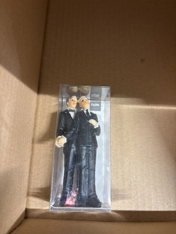 Tårtfigur Grooms – referensbild från auktionspartiet