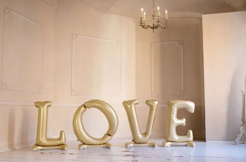 Love Ballong Guld