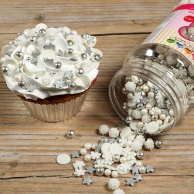 Strössel - Winter - Medley - Silver - FunCakes