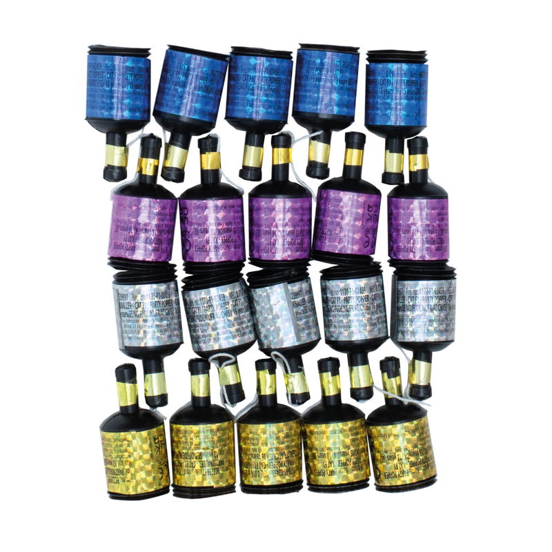 PartyPoppers Mix 20 pack