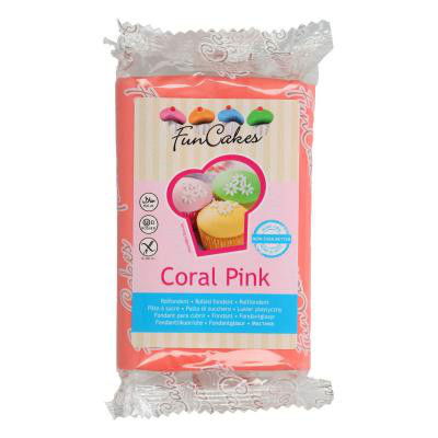 Sugarpaste - Coral Pink - FunCakes**