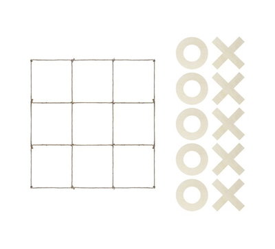 Tic Tac Toe Spel Trä
